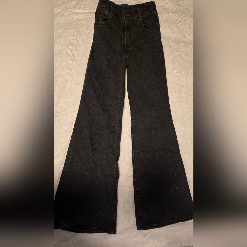 Dark Grey/ Black Women's Levis Jeans